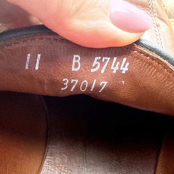 Allen Edmonds Steen Loafer Brown Leather Slip On Shoes Men\'s Size 11 B main image 3